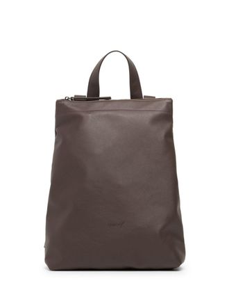 Mars&egrave;ll Bretella leather backpack - Brown