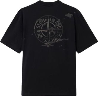Stone Island 2100001 Camo Compass T-Shirt Black L1S152100001S0E14V0029