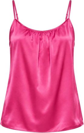 Dolce & Gabbana Zijden Top Zonder Mouwen - Dames - Tops - Roze - Maat: S Zijde
