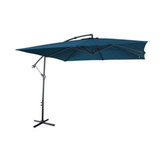 Sweeek Parasol 3x3m cuadrado, azul