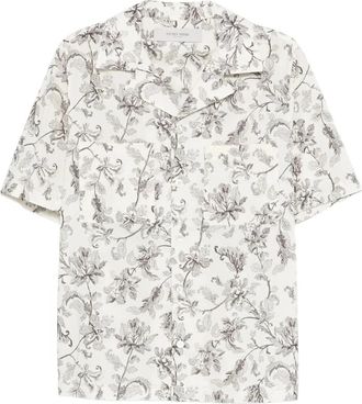 Golden Goose Short Sleeve Shirts - Heren - Korte mouwen Overhemden - Wit - L - Overhemden