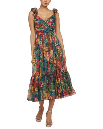 Theia Tate Midi Dress