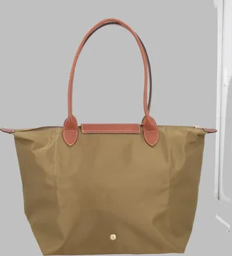 Longchamp Womens Shoulder Bag Le Pliage Original Green Polyamide