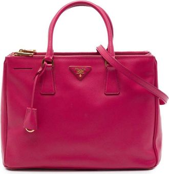 Prada Pre-owned Prada Medium Saffiano Lux Galleria Double Zip Satchel Ladies TN8HAGKCRG88NYK4
