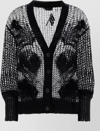 The Attico crochet cardigan