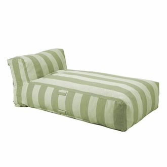 Oviala Sill&oacute;n de rayas para muebles de jard&iacute;n modulares, verde cactus