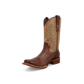 Twisted X Boots Womens Brunette & Pumpkin Boots In Brown