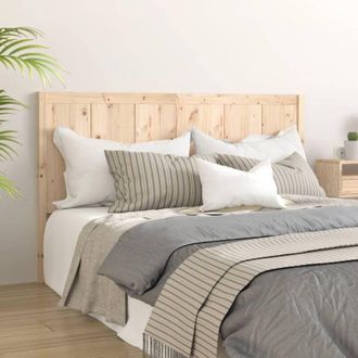 vidaXL Cabecero De Cama Madera Maciza De Pino 125,5x4x100 Cm Vidaxl