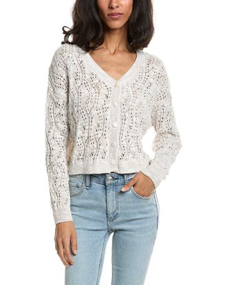 Splendid Beach Shell Button Cardigan