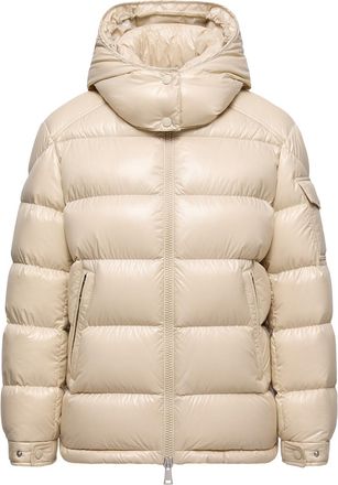 Moncler Moncler Maire Hooded Short Down Jacket, Women, Beige, Size: 00