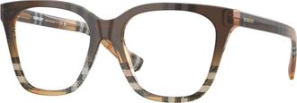 Burberry Square Optical Frame - Dames - Brillen - Bruin - 53 MM - Accessoires