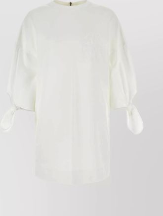 Max Mara stretch nylon blend agora t-shirt mini dress