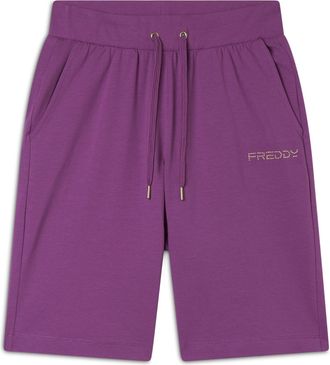 Freddy Bermuda in jersey con logo perline