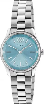 Gucci G-Timeless Blue Dial Ladies Watch YA1265068