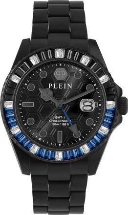 Philipp Plein Gmt-I Challenger Baguettes Horloge - unisex - Horloges - Zwart - ONE Size - Accessoires