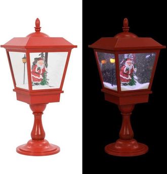 vidaXL Vidaxl - Farol De Navidad Con Base Pap&aacute; Noel Y Led 64 Cm