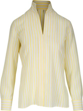 Akris Camicia a righe - Giallo