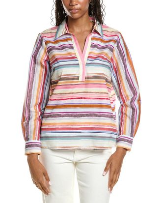 Foxcroft Sophia Watercolor Shirt