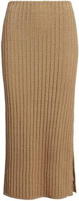 Ralph Lauren RIB-KNIT LINEN PENCIL SKIRT