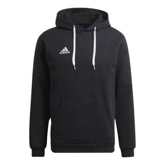 adidas Solid Color Soccer/Football Sports Pullover Black H57512