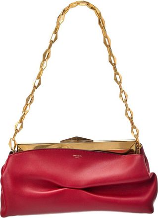 Jimmy Choo London Diamond Leather Clutch
