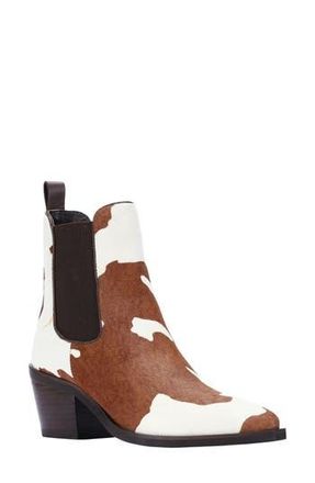 SaintG Sisi Genuine Calf Hair Chelsea Boot in Cloud Calf Hair at Nordstrom Rack, Size 10-10.5Us / 41Eu