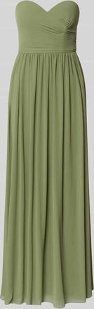 Mascara Maxikleid im Off-Shoulder-Look in Oliv, Gr&ouml;&szlig;e 32