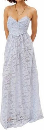 For Love & Lemons Womens Joelle Maxi Dress In Blue