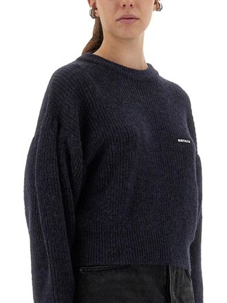 Rotate Wool Puff Sweater - Blue