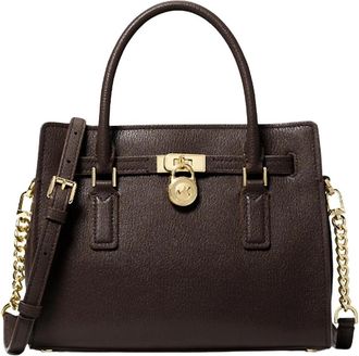 Michael Kors Hamilton Moderne Small Crossbody Bag - Dames - Handtassen - Bruin - ONE Size - Leer - Tassen