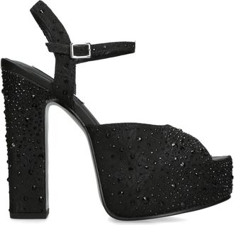 Steve Madden Womens Tandem Black Heels - Size UK 5