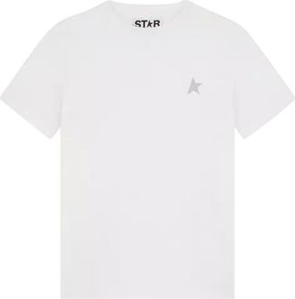 Golden Goose Small Star T-Shirt - Dames - T-shirts - Wit - L - Katoen - Tops