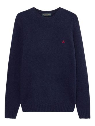 Brooks Brothers Shetland-wool crew-neck sweater - Blue