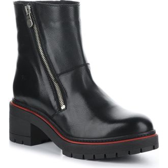 Bos. & Co. Zap Waterproof Suede Bootie in Black Feel Leather at Nordstrom Rack, Size 10-10.5Us / 41Eu