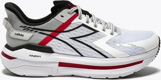 Diadora Mens Cellula Running Shoes In White/silver Dd/black