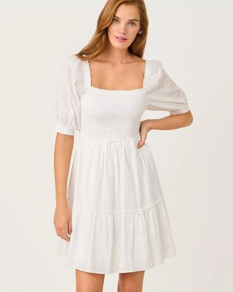 Lilly Pulitzer Hadly Short Sleeve Smocked Dress