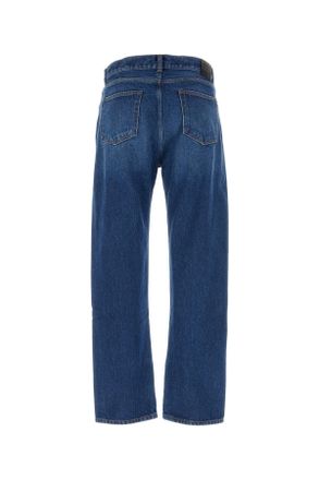 Off-white Mens Denim Jeans Mediumblu Exterior: Cotton