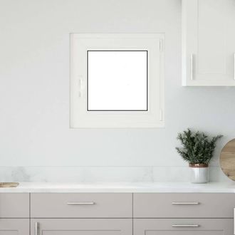 Berkfield Home Basement Window RISOR 60x60 cm Tilt&Turn DIN Right Anthracite