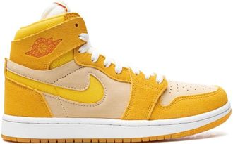 Nike Jordan Air Jordan 1 Zoom Air CMFT 2 Yellow Ochre/Tour Yellow-Pale Vanilla-Safety sneakers - women - Suede - 5.5