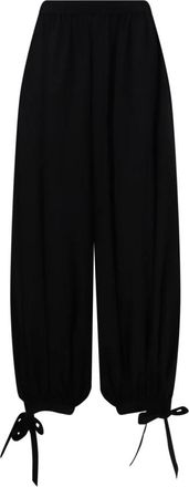 Chlo&eacute; Fluid Pliss&eacute; Broek - Dames - Broeken - Zwart - M - Broeken