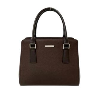 Burberry Pre-owned Handbags, female, Brown, Size: ONE SIZE Pre-owned Leather Handbag