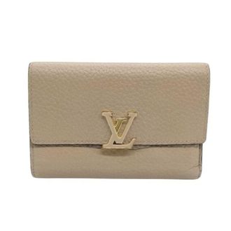 Louis Vuitton Beige Galle Wallet (Tri-Fold) (Pre-Owned)