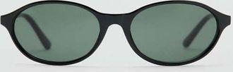 Mango Occhiali da sole montatura rettangolare nero - Donna - Taglia unica - MANGO