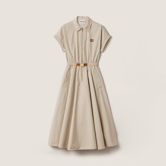 Miu Miu Panama cotton maxi dress