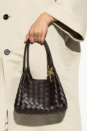 Bottega Veneta Handbag Parachute Small, Womens, Brown