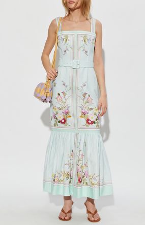 Self Portrait Strappy Dress, Womens, Green