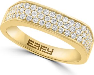 Effy Diamond Ring in Gold at Nordstrom Rack, Size 10