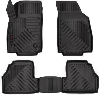 OEM Alfombrillas De Goma 3d Para Coche: Chevrolet Trax (crossover, 2013-) - Borde De 5 Cm