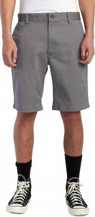 Rvca Weekend Stretch 20 Chino Short In Smoke