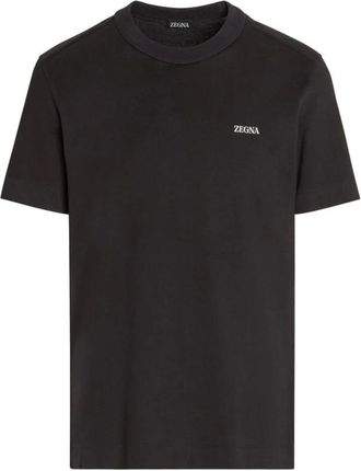 Ermenegildo Zegna Hombre, Camisetas, Negro, Talla: 3XL